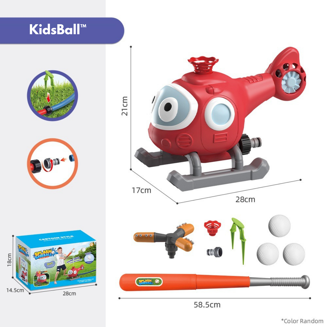 KidsBall™ | 2-in-1 Wasserspritzer & Baseball-Spielzeug