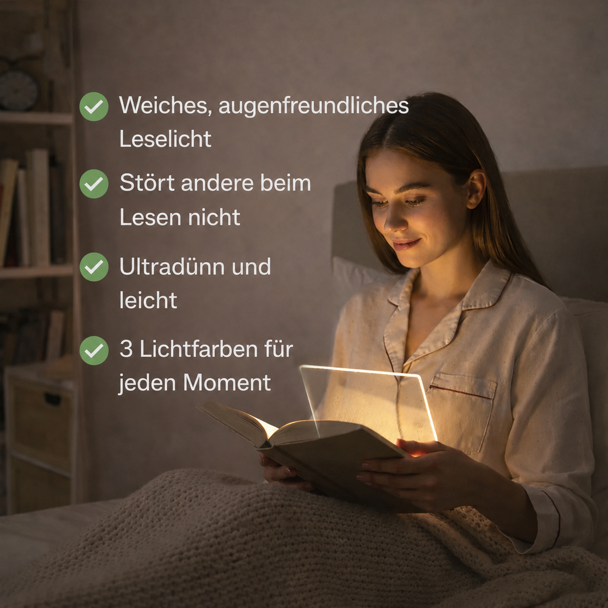 LightBook Pro™ |Komfortabel lesen, Jederzeit und überall.