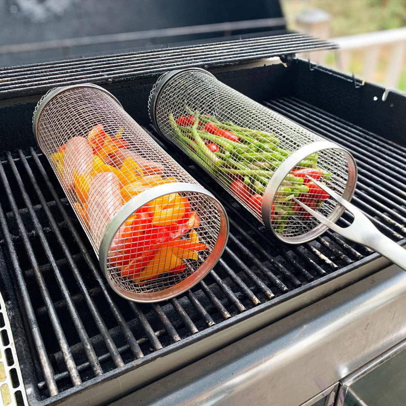 BBQfriend™ | Grillkorb (2er Pack) Nie wieder Probleme beim Grillen!