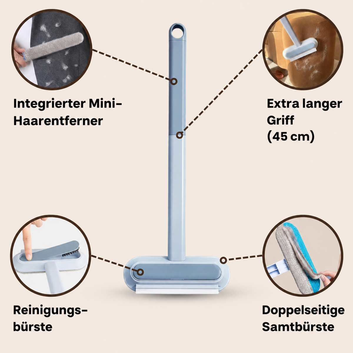 Pawpro® MultiSwipe Pro | 3-in-1 Tierhaarentferner